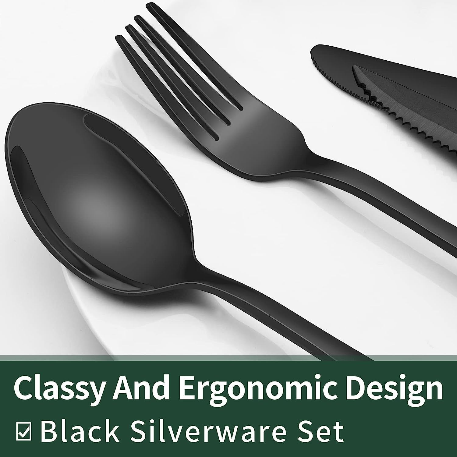 24-piece-black-silverware-set-with-steak-knives-black-flatware-set-for-4-food-grade-stainless-steel-tableware-cutlery-set-mirror-finished-utensil-sets-for-home-restaurant-round-edge