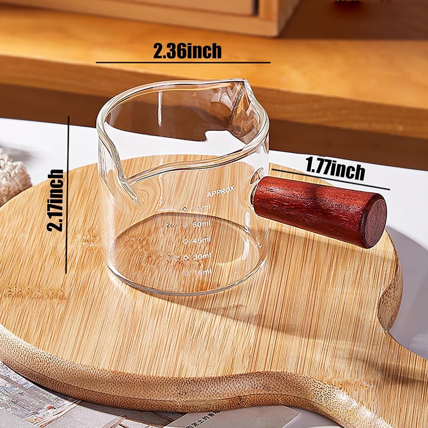 2-pack-espresso-shot-glass-with-wooden-handle-75ml-measuring-pitcher-cup