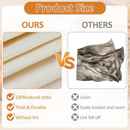 4PCS Tea Towels for Baking Sourdough, 14X18.8 Inch Reusable Thick Bread Towels for Proofing, Bread Cloth for Baguettes, Pastry, Loaves3