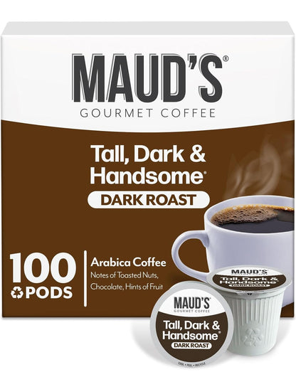 Dark Roast Coffee Pods, 100Ct | Dark Roast Coffee in Single Serve Pods – Compatible with Keurig Coffee Makers1