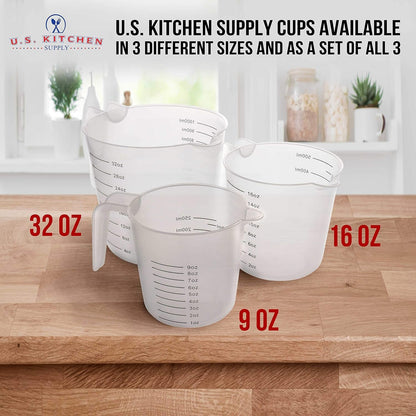 Plastic Measuring Cups with Handles - 32 Oz (1000 Ml)6