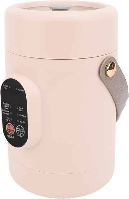 Mini Electric Cooker, Compact Portable Design with Visual Lid for Rice Noodles Soup Stewing, Suitable for Home Travel Camping Office (US Plug 110V)1
