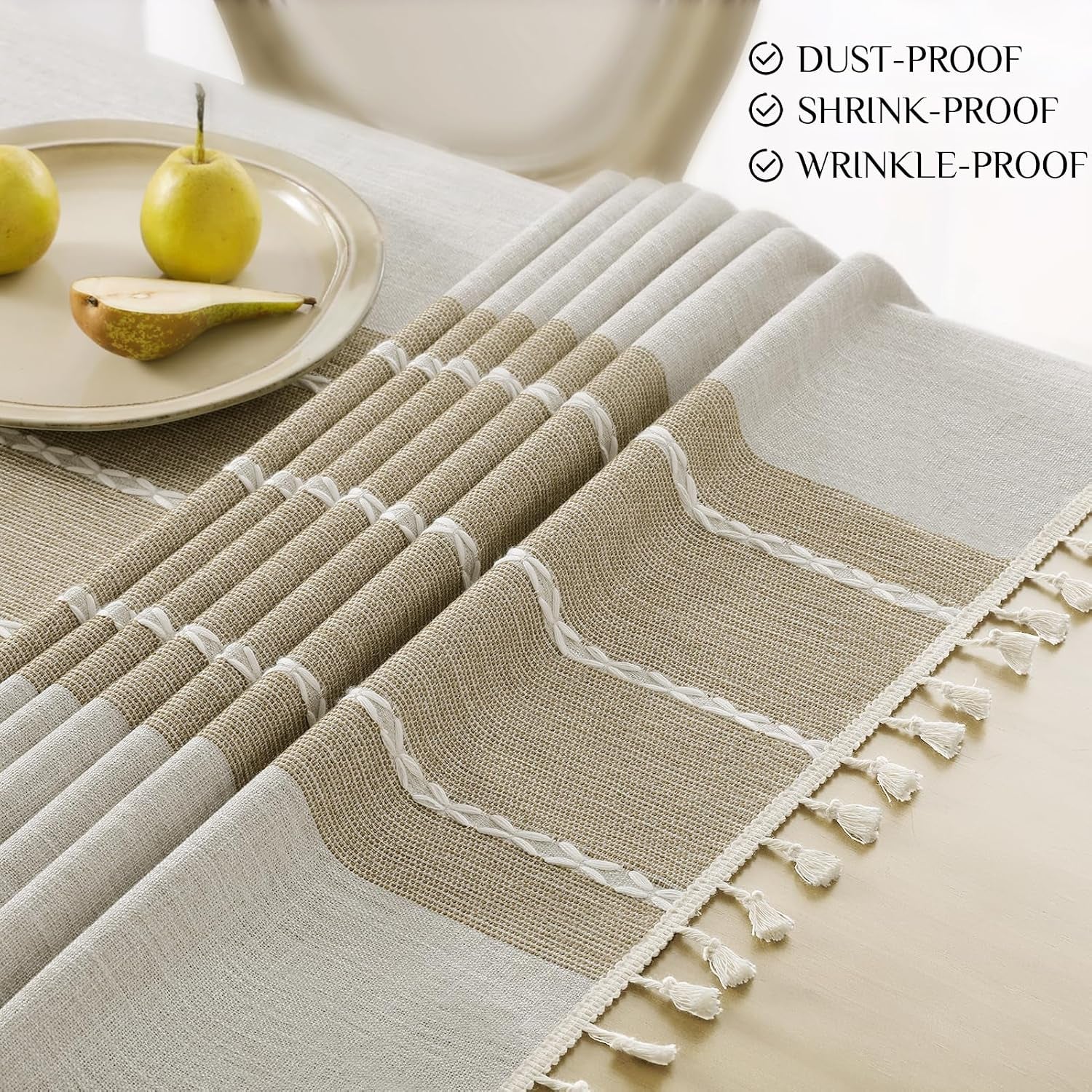outdoor-linen-tablecloth-square-waterproof-cotton-boho-farmhouse-table-cloths-with-tassel-heavy-weight-wrinkle-free-table-cover-for-picnic-camping-dining-55-x-55-inch-coffee-lines