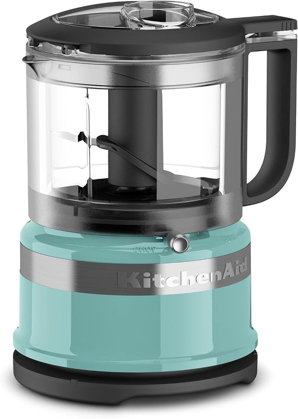 Kitchenaid 3.5 Cup Food Chopper KFC3516AQ, Aqua Sky | Dishwasher-Safe Work Bowl, Stainless Steel Multi-Purpose Blade, 2 Speeds plus Pulse, Easy Cord Wrap1