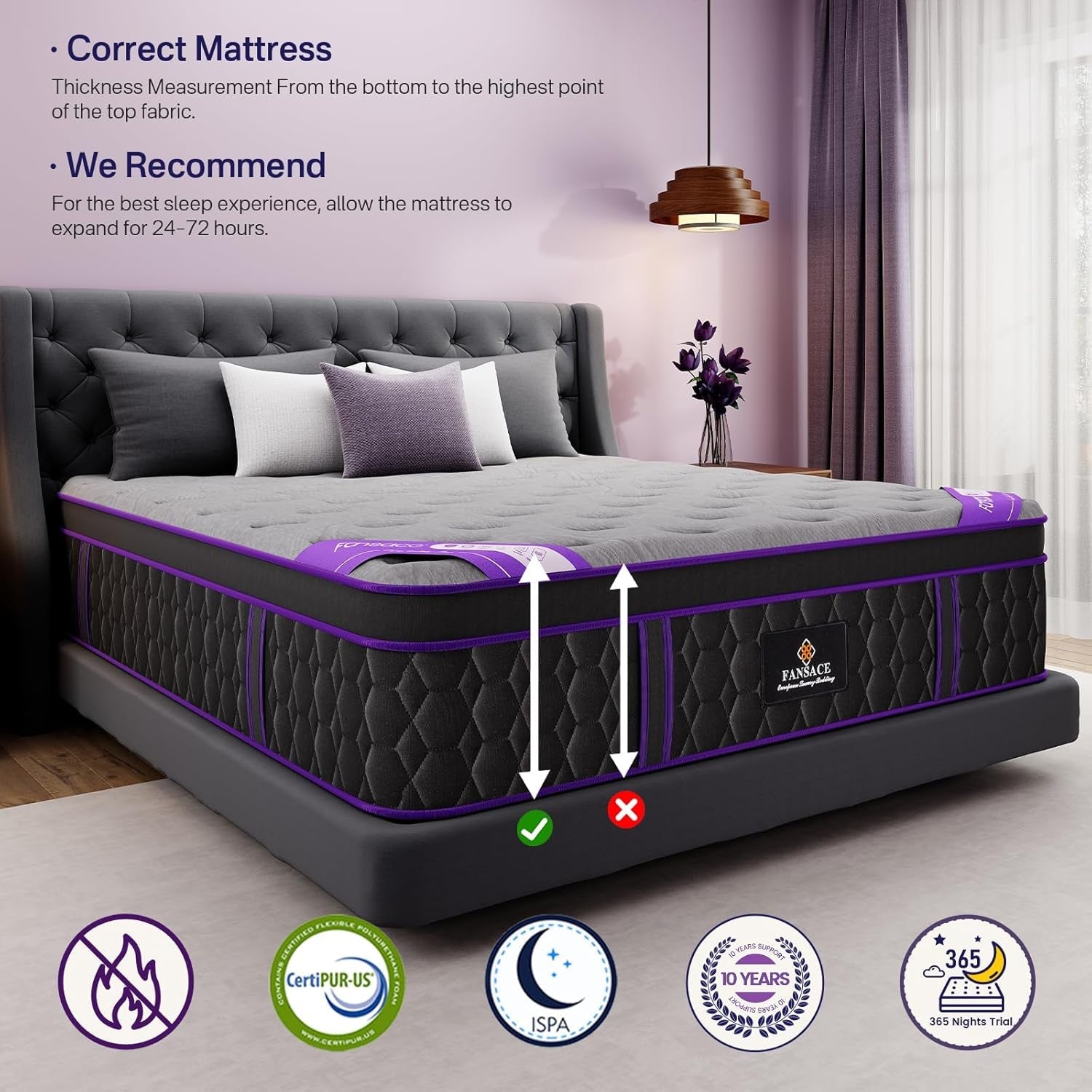 luxury-hotel-16-inch-firm-king-size-hybrid-mattress-in-a-box