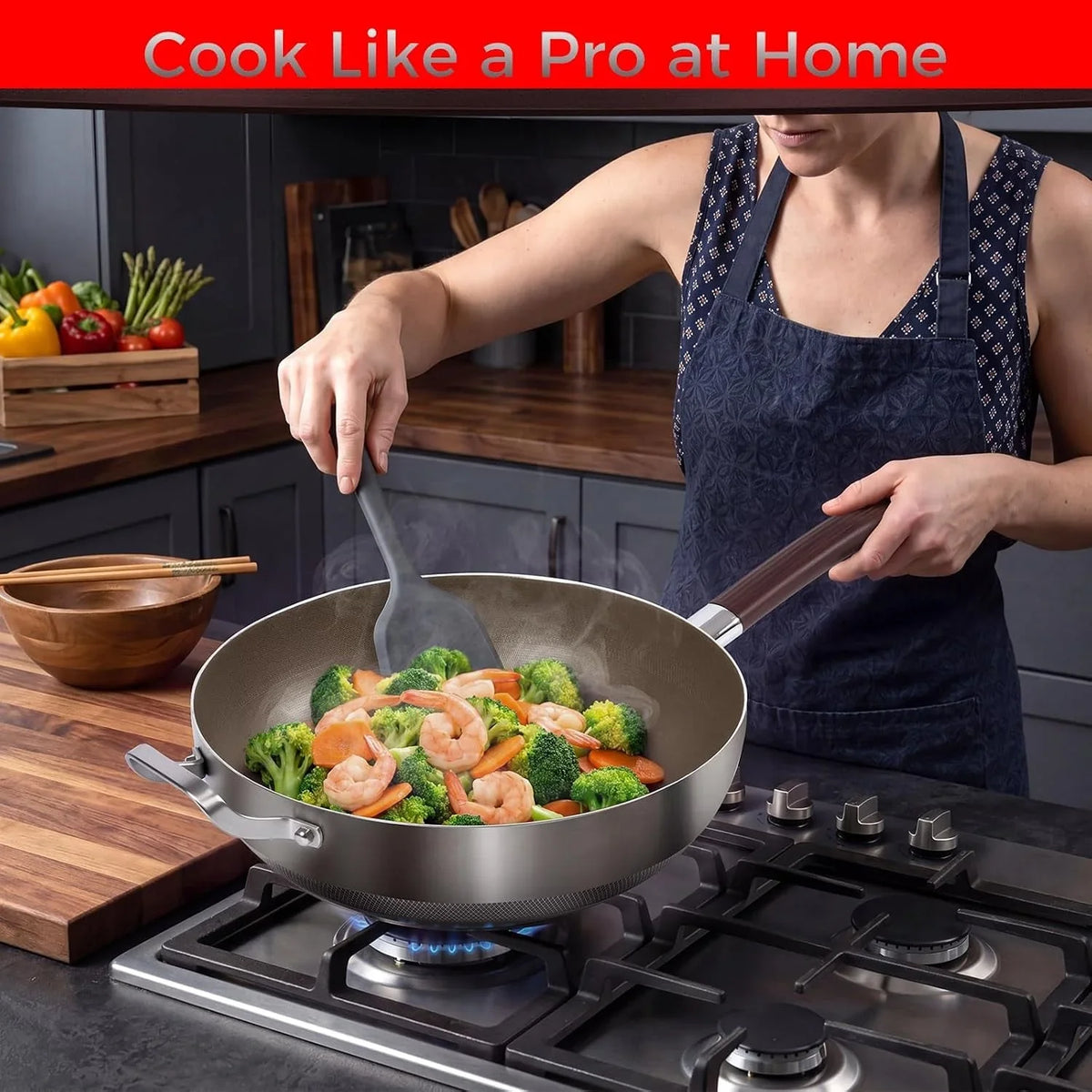 titanium-wok-pan-non-stick-stainless-steel-woks-stir-fry-pans-for-all-stoves-home-use-13in