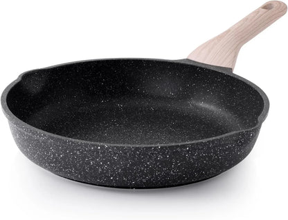 Nonstick Frying Pan Skillet, 11 Inch Granite Cooking Pan Nonstick, Healthy and Non Toxic, Induction Compatible, PFOA Free1