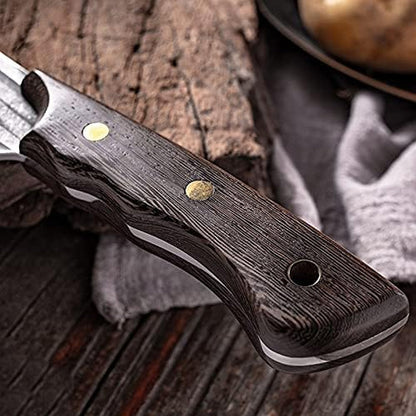 Meat Cleaver, 5Cr15 Stainless Steel Axe Butcher Cutter Handmade Household Kitchen Knife Fish Meat Cleaver Cutting Forged Chopping Knife Cleaver Knife,By3