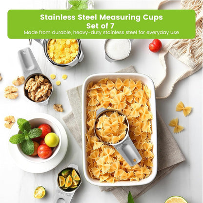 Stainless Steel Measuring Cups Set of 7 with Pour Spout2