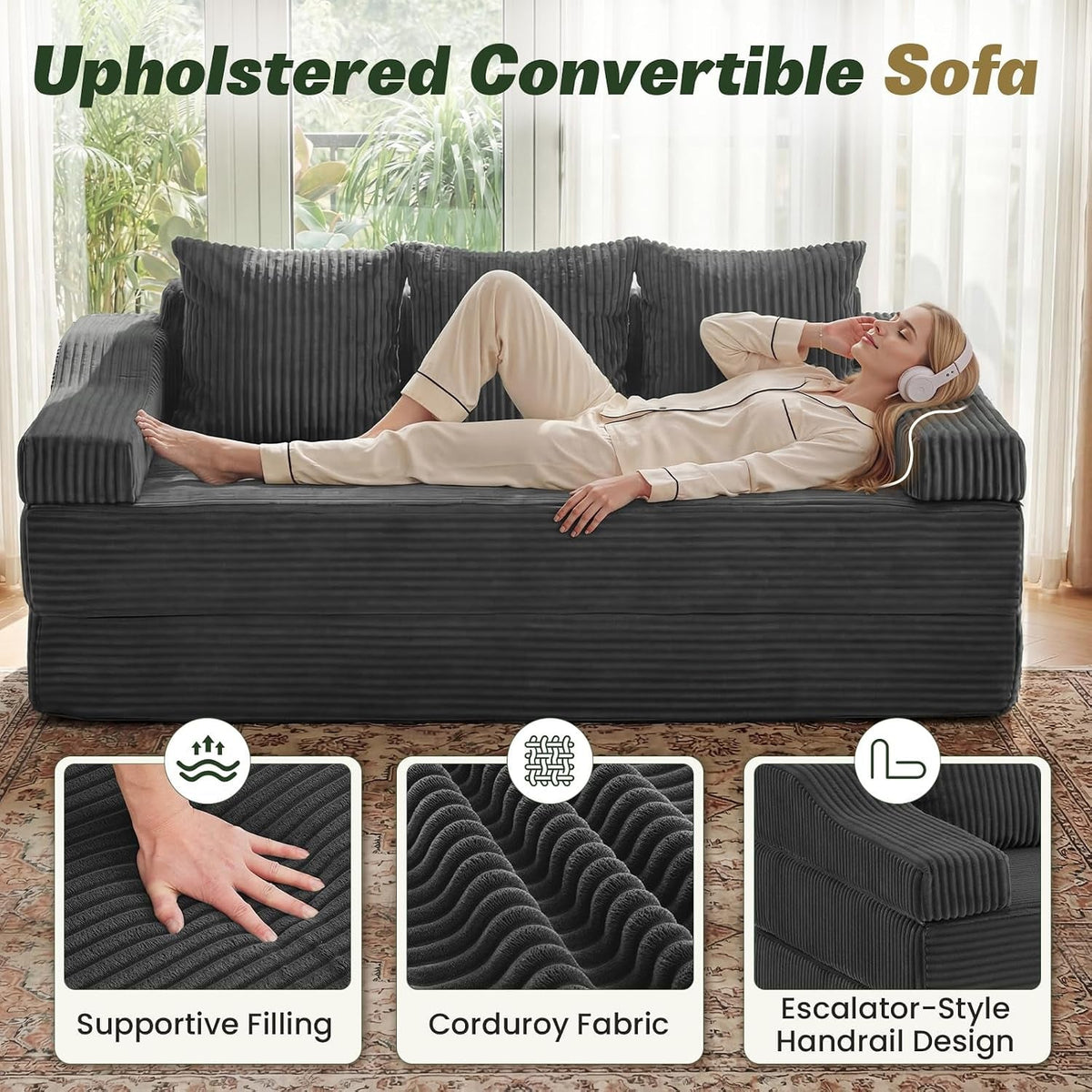 78-7-folding-convertible-sofa-bed-boneless-sleeper-sofa-couch-with-pillows-3-seater-pull-out-futon-couches-bed-floor-mattress-couch-loveseat-for-living-room-bedroom-lounge-dark-grey