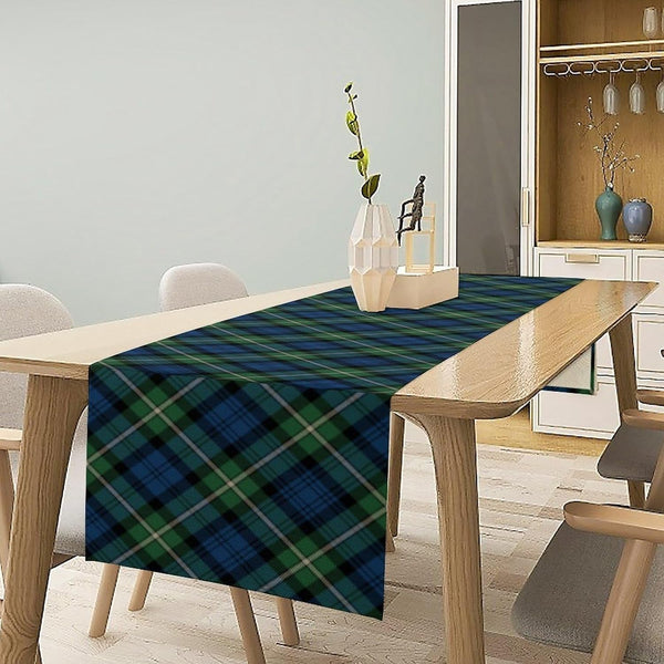 Retro Plaid Table Runner,Vintage Green Tartan Rustic Farmhouse Table Runner for Home Indoor Outdoor Kitchen Holiday Birthday Party Wedding Decor 13X36 Inch2
