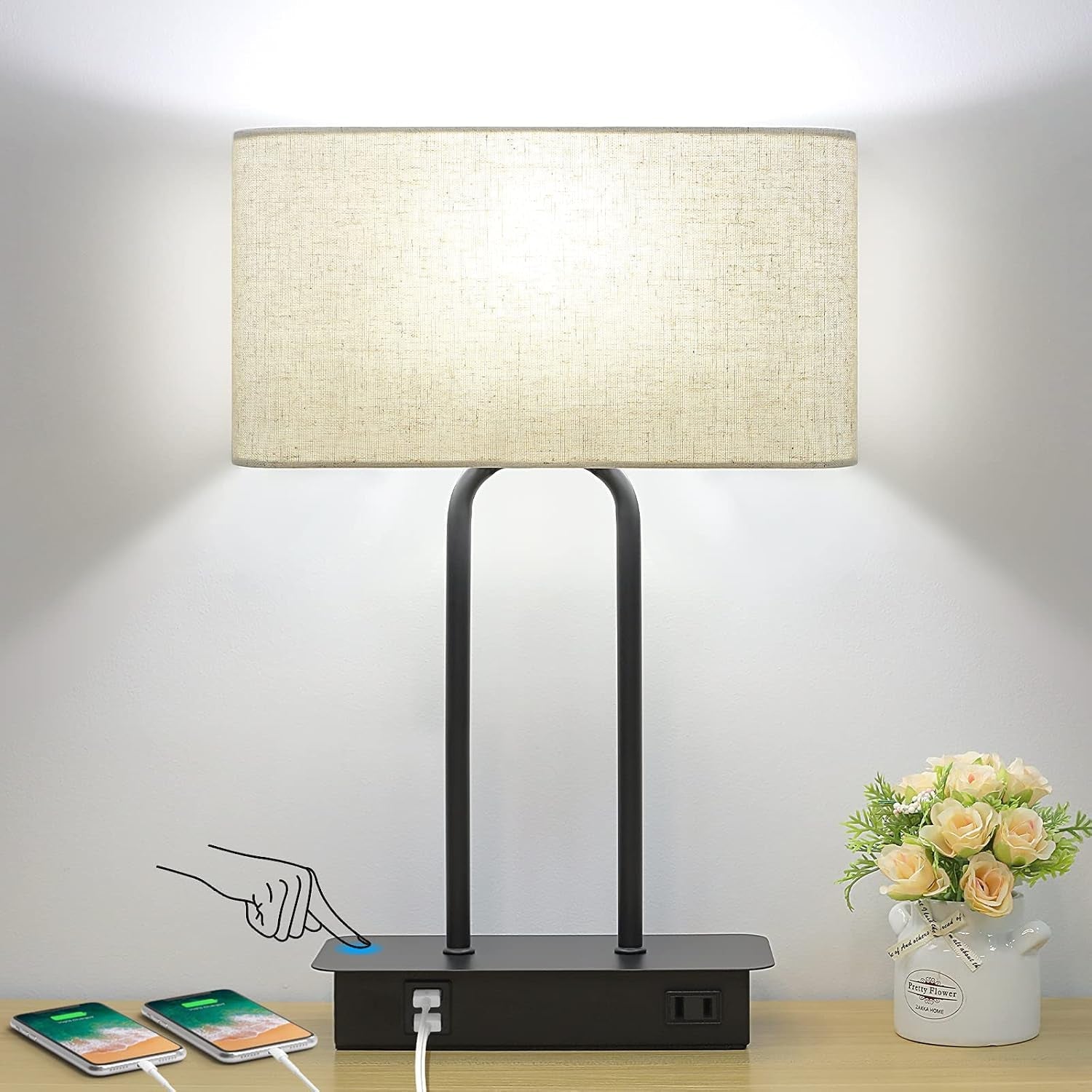 bedside-touch-control-3-way-dimmable-table-lamp-with-cream-fabric-shade-dual-usb-charging-ports-1-ac-outlet-modern-nightstand-lamp-desk-lamp-for-bedroom-living-room-office-with-5000k-led-bulb
