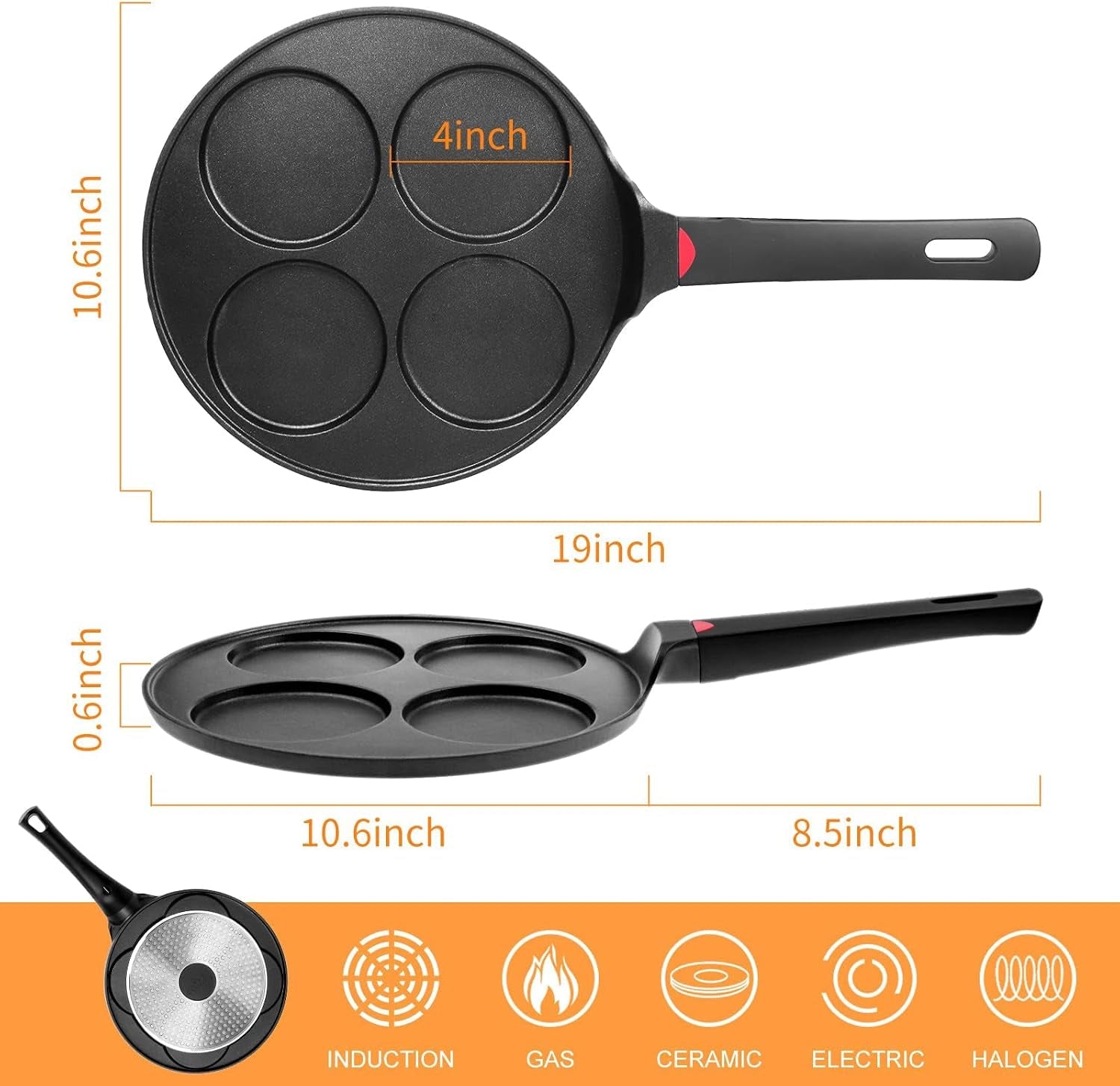pancake-pan-nonstick-suitable-for-all-stovetops-induction-cooker-10-5-inch-mini-silver-dollar-grill-blini-griddle-crepe-pan-4-molds-cake-egg-skillet-100-pfoa-free-coating