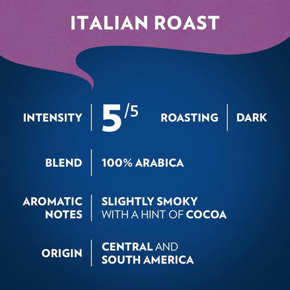Lavazza Italian Roast Ground Coffee 12Oz Bag, Extra Dark Roast (Pack of 1) - Package May Vary5
