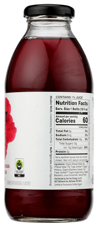 , Tea Herbal Berry Hibiscus Organic, 16 Fl Oz5