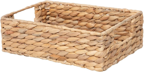 Small Water Hyacinth Storage Basket Organizer1