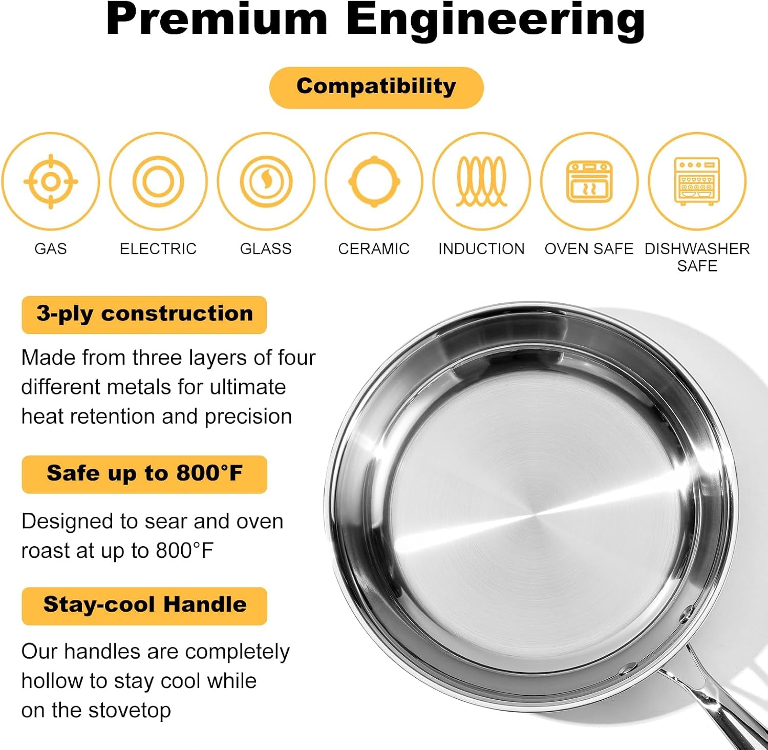 tri-ply-stainless-steel-frying-pan-10-inch-non-toxic-pfas-pfoa-ptfe-free-compatible-with-all-cooktops-induction-safe-oven-safe-pan-for-searing-sauteing