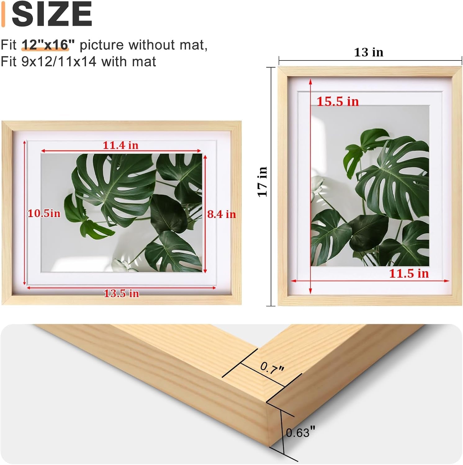 12x16-picture-frame-natural-wood-made-of-solid-wood-with-plexiglass-display-pictures-9x12-11x14-with-mat-or-12x16-without-mat-for-wall-mounting-photo-frame