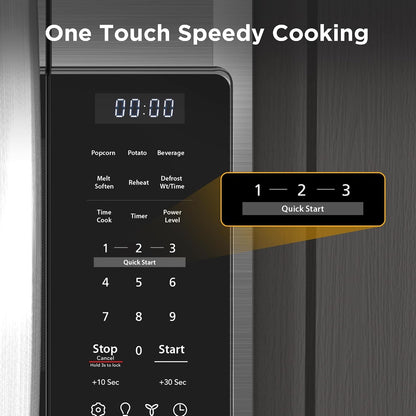BLACK+DECKER over the Range Microwave Oven, 1.7 Cu.Ft, 1000W | Stainless Steel, over Stove Install, Vent Fan with Light, One-Touch Auto Cooking, 10 Power Levels, Child Safety Lock3