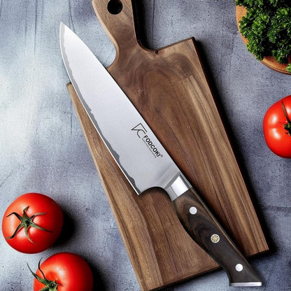 Japanese Chef Knife 8 Inch Kitchen Sharp Knife High Carbon Steel AUS10 with Ebony Wood Handle Professional Chefs Knife for Cutting Meat Vegetable3