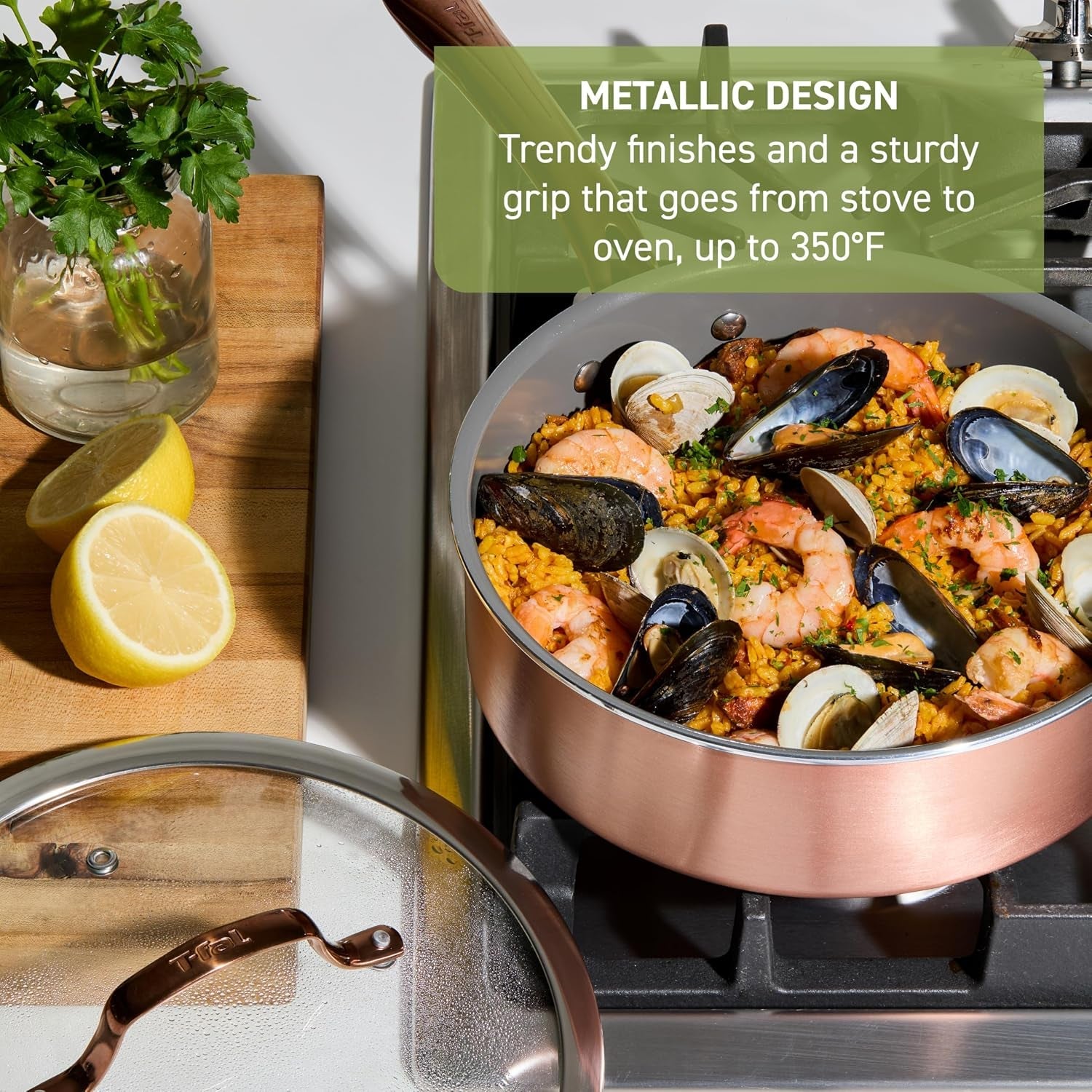 preserve-ceramic-non-stick-cookware-set-13-piece-oven-broiler-safe-up-to-350-f-includes-stockpot-saucepans-frying-pans-protectors-pots-and-pans-rose-gold