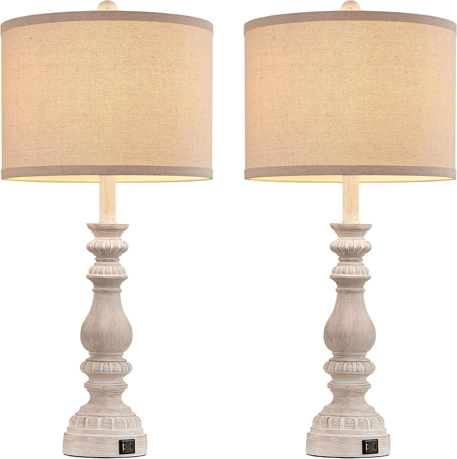 28-5-tall-farmhouse-table-lamps-set-of-2-for-living-room-rustic-bedside-lamps-with-usb-c-a-traditional-lamp-for-bedroom-nightstand-office-hallway-washed-white-rotary-switch-bulb-not-included