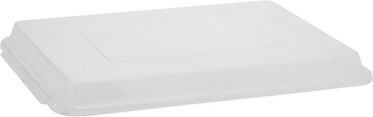 Covers for Aluminum Sheet Pan, 13 by 18-Inch,Clear,Medium | Dishwasher Safe, Bpa-Free, Easy Snap, Universal Fit, Great for Food Protection, Storage, Serving and Foodservice1