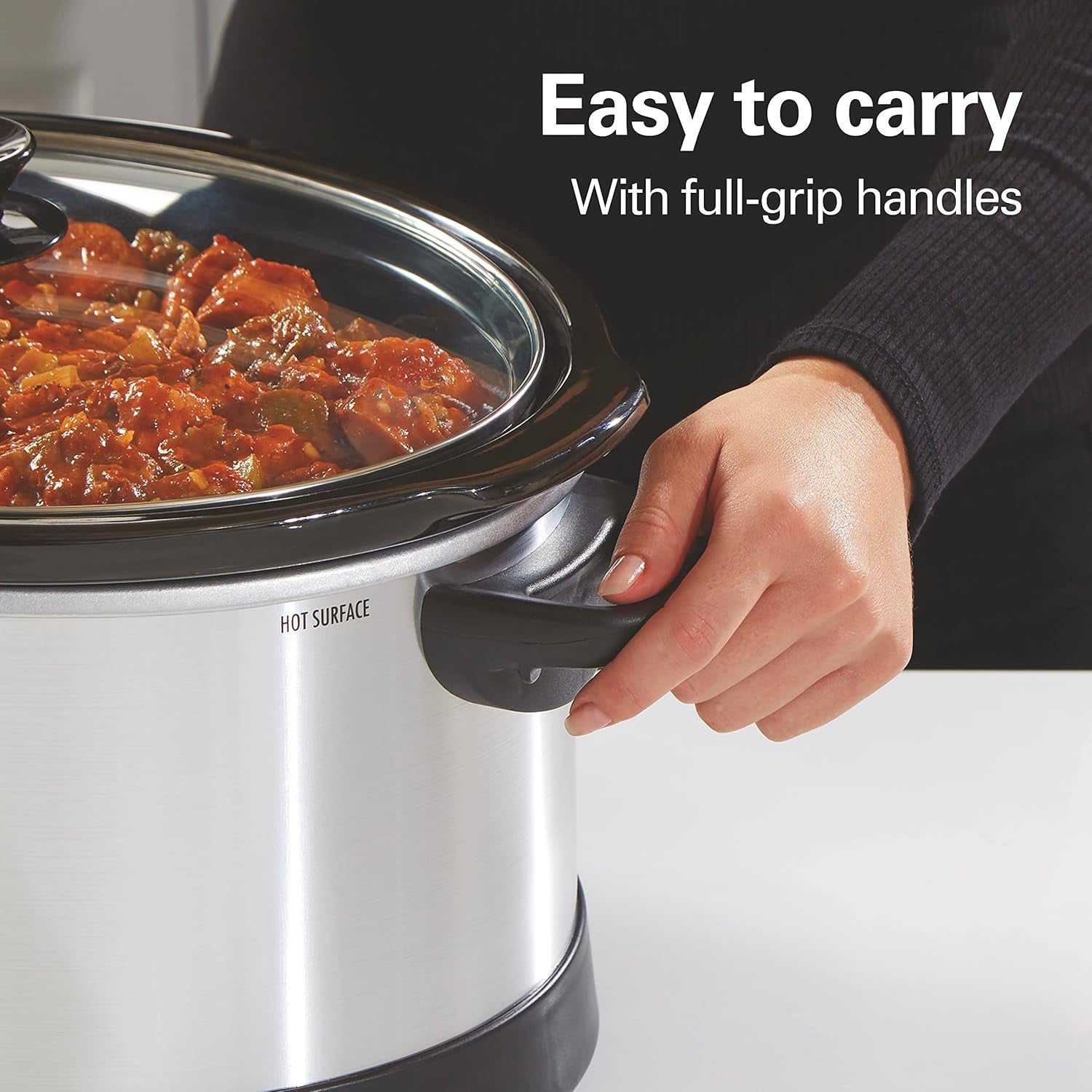 set-forget-8-quart-programmable-slow-cooker-flexible-cooking-options-with-3-heat-and-adjustable-time-settings-dishwasher-safe-stoneware-crock-glass-lid-silver