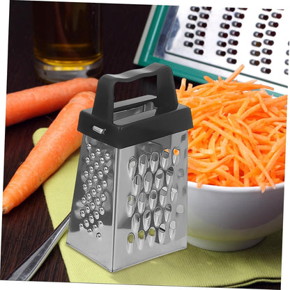 3Pcs Essential Kitchen Tools Stainless Steel Grater Slicer Shredder Carrot Peeler Vegetable Chopper for Slicing Shredding and Peeling5