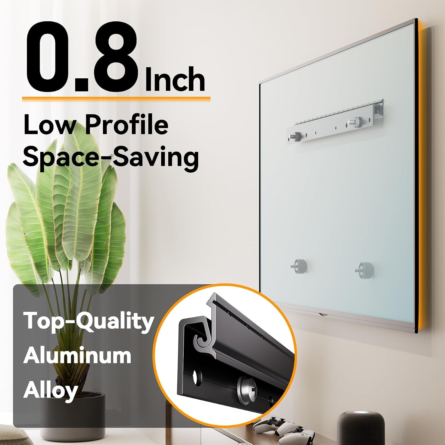 studless-tv-wall-mount-for-32-75-inch-tvs-low-profile-no-drill-no-stud-drywall-tv-mount-holds-up-to-150-lbs-easy-to-install-for-bedroom-living-room-includes-level-mounting-hardware