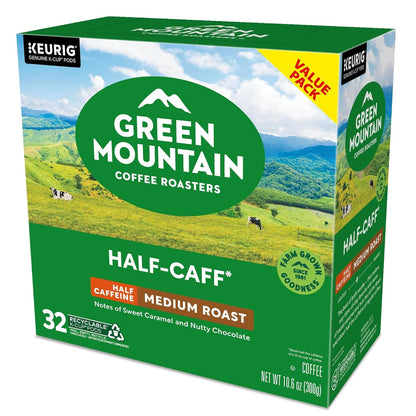 Half Caff, Single-Serve Keurig K-Cup Pods, Medium Roast Coffee Pods, 32 Count18