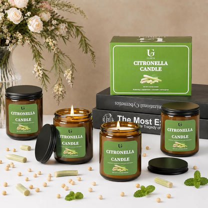 Citronella Candles Outdoor for Camping Patio Indoor Yard 7Oz 2 Pack9