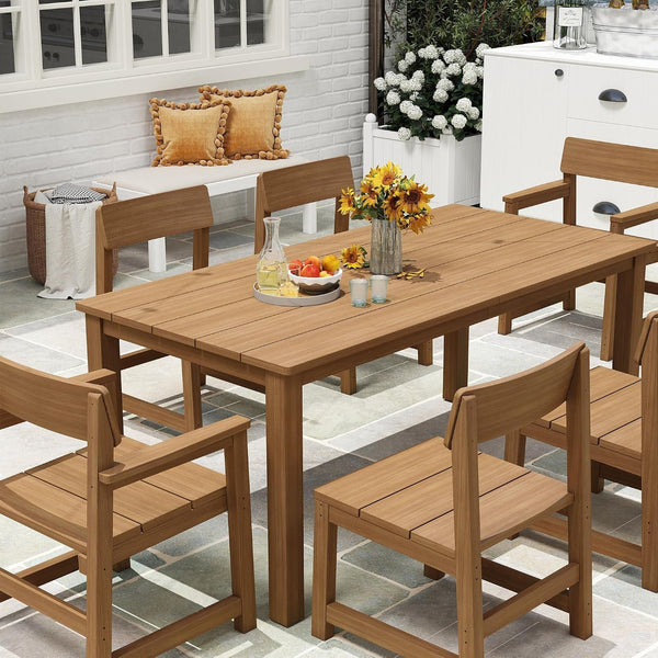 9 Piece Patio Dining Set for 8 HIPS Outdoor Table and Chairs Set3