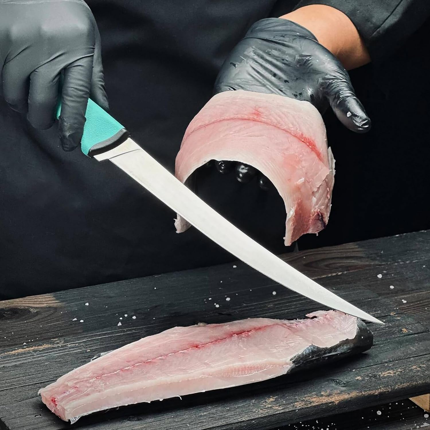professional-fish-fillet-knife-boning-knife-9-5-inch-high-carbon-steel-blade-for-fish-meat-poultry-flexible-curved-design-for-precise-deboning-slicing-and-sushi-preparation