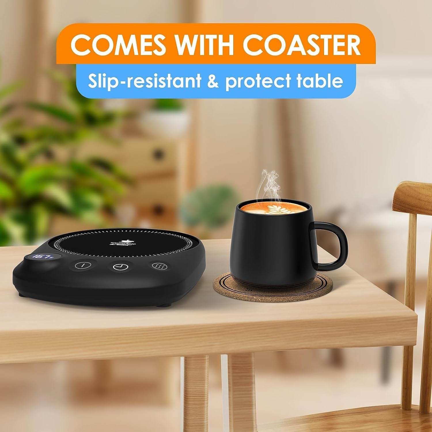 coffee-mug-warmer-fastest-heating-highest-temperature-coffee-cup-warmer-for-desk-auto-shut-off-4-temp-settings-1-12h-timer-smart-electric-mug-candle-warmer-for-coffee-tea-black