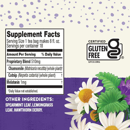Sleepytime Tea plus Melatonin, Caffeine Free,  Herbal Tea, 18 Bag Box2