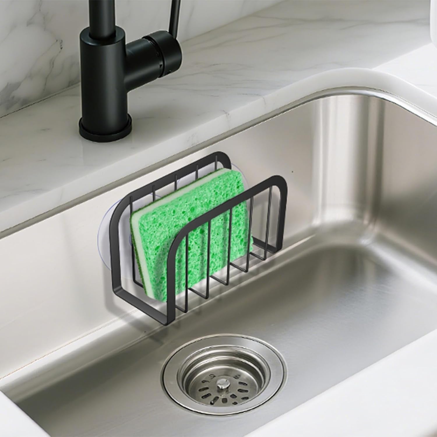sponge-holder-for-kitchen-sink-kitchen-sink-caddy-with-sponge-holder-black