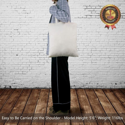 12-Pack Economical 16"X15" Cotton Tote Bags, Lightweight Medium Reusable Grocery Shopping Cloth Bags, Suitable for DIY, Advertising, Promotion, Gift, Activity2