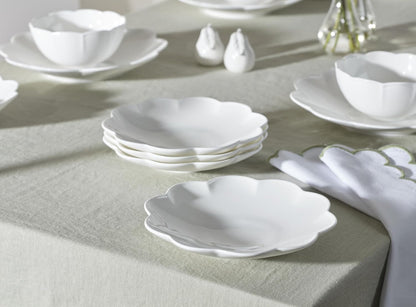 Studio 1414 Scallop Bone China 12-Piece Dinnerware Set for 49