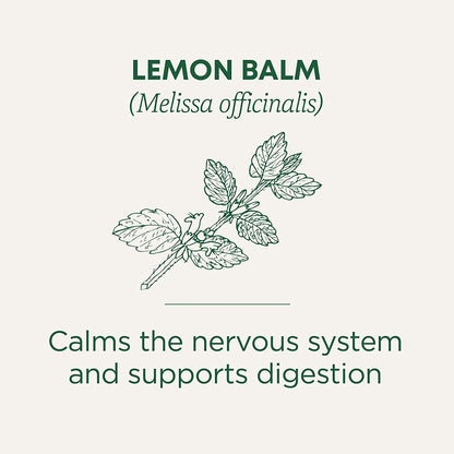 Organic, Lemon Balm - Supports Stress Relief & Digestive Health - Kosher, Non-Gmo, Caffeine-Free, Compostable - 16 Tea Bags | Soothes the Digestive Tract & Promotes Respiratory Health, Kosher, Non-Gmo, Caffeine-Free5