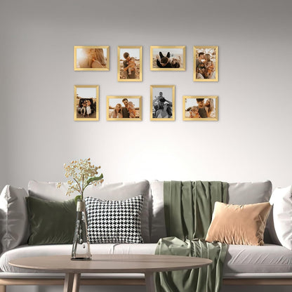 4X6 Picture Frame Gold, 4 X 6 Photo Frames Bulk for Wall Hanging or Tabletop Display, 18 Pack6