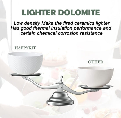 Ceramic Mixing Bowls Set, 5/3/1.5Qt Set of 34