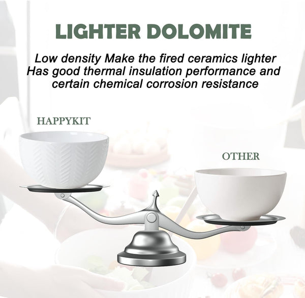 Ceramic Mixing Bowls Set, 5/3/1.5Qt Set of 34