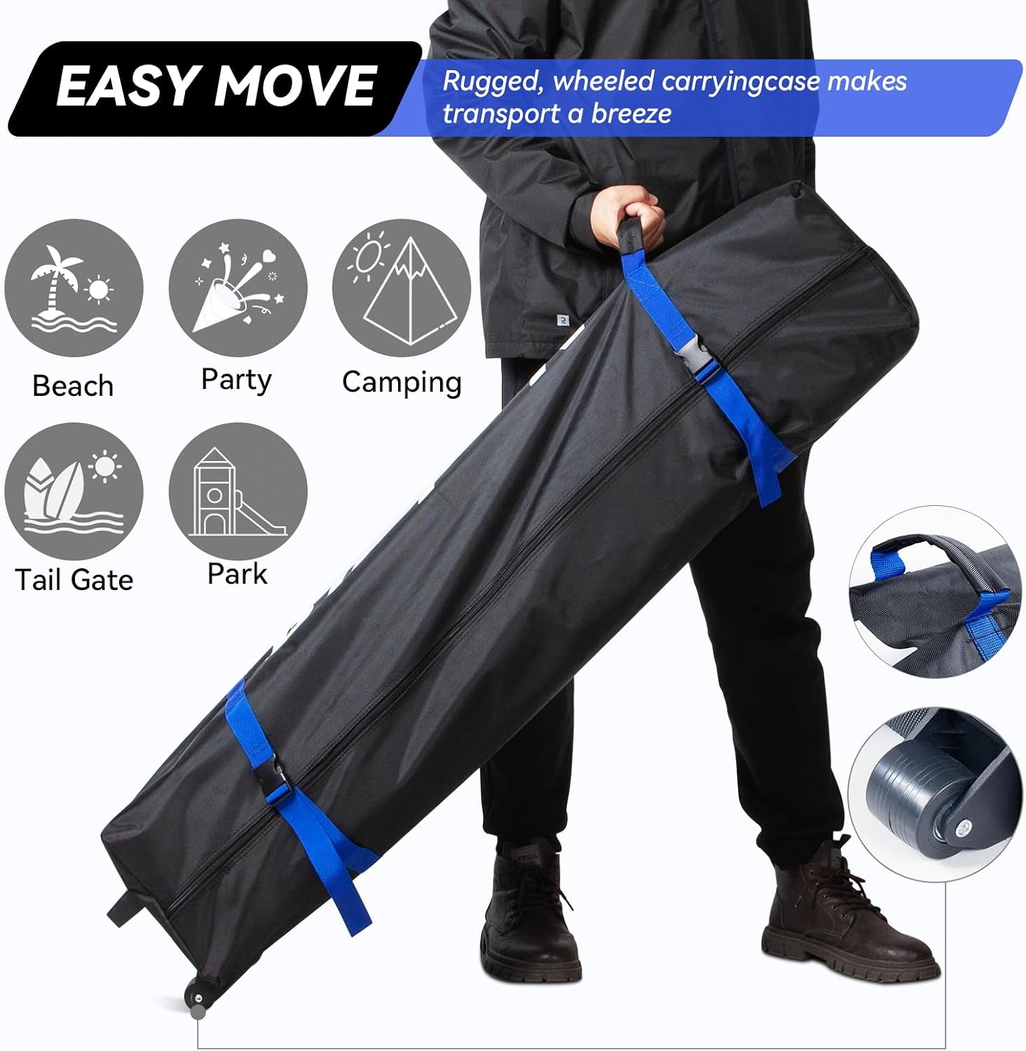 10-x-10-pop-up-canopy-tent-with-sand-weight-bag-freestanding-sun-shelter-for-picnic-and-camping-one-person-setup-and-height-adjustable-blue
