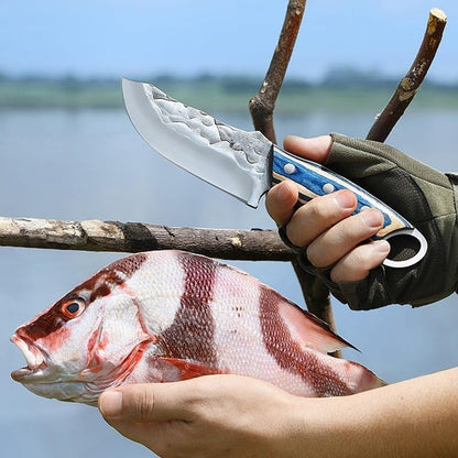 Meat Cleaver, Hand Forged 5Cr15Mov Stainless Steel Camping Fishing Hunting Knife Fruit Butcher Boning Kitchen Chef Knives4