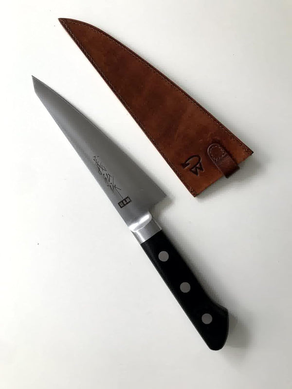 Japanese Boning Knife 150 Mm/5.9 with a Leather Sheath1