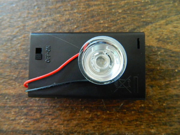 Red 1W Mini LED Battery Operated Flood Light for Halloween Props6