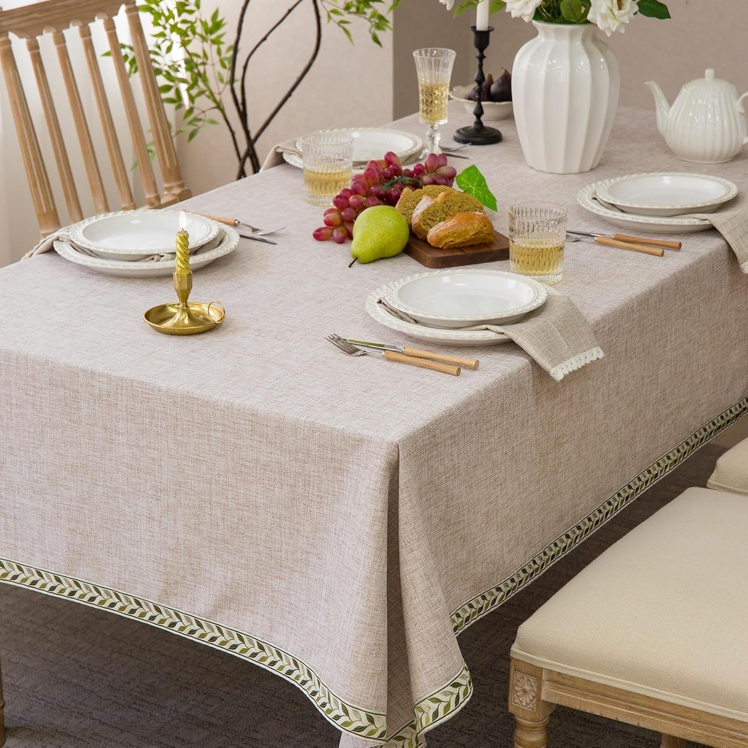 textured-table-clothes-linen-style-rustic-washable-tablecloth-jacquard-trim-rectangle-table-cloth-oblong-table-cover-for-kitchen-dinning-tabletop-decoration-linen-brown-55x84-inch