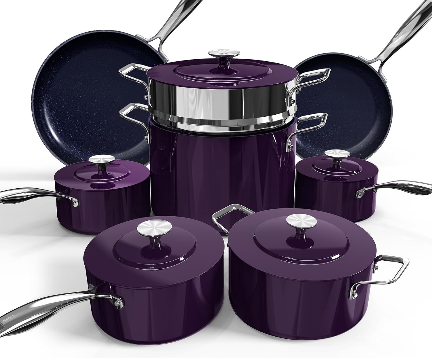 lux-13pc-forged-lightweight-nonstick-ceramic-cookware-set-pfas-free-healthy-g10-duralon-ceramic-coating-pots-pans-set-stay-cool-handles-metal-lids-all-cooktops-induction-ready-eggplant