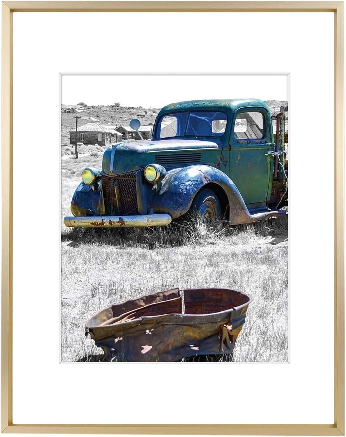 11x14-gold-aluminum-frame-real-glass-mat-fits-8x10